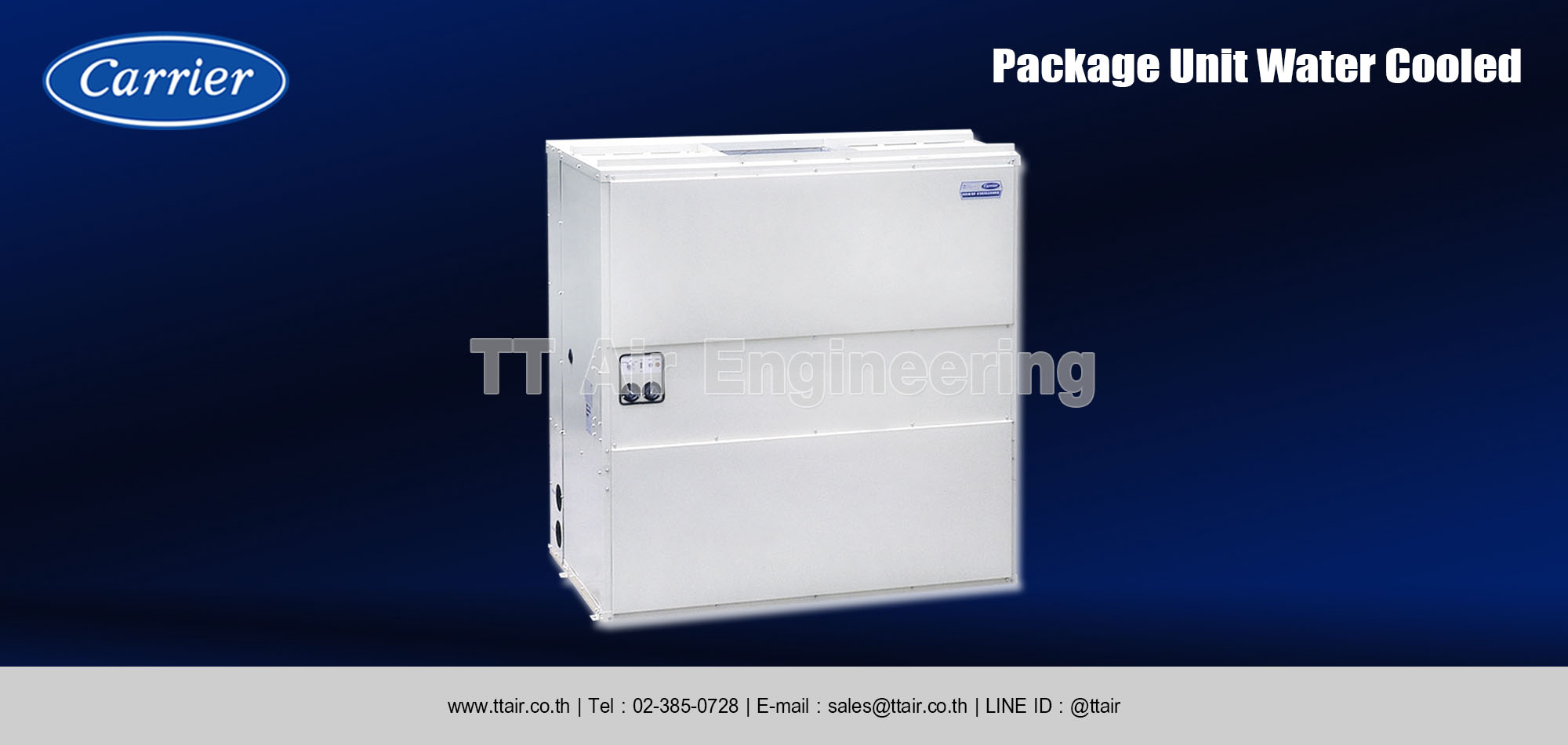 Carrier Package Unit Water Cooled category