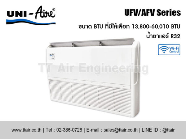 แอร์แขวนใต้ฝ้า UNI-Aire UFV/AFV Series