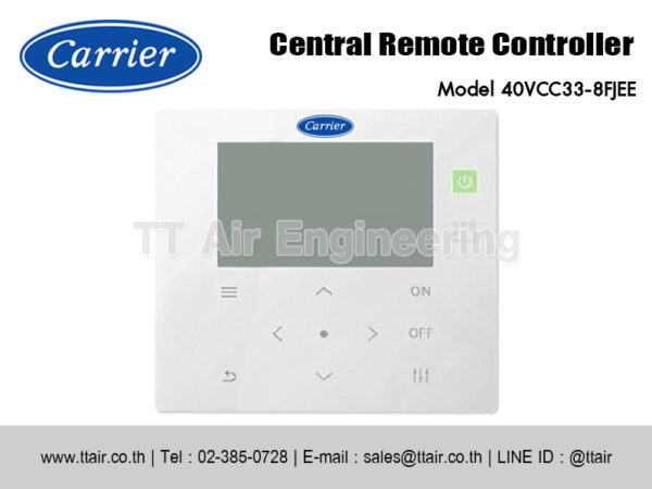 Carrier Central Remote Controller 40VCC33-8FJEE