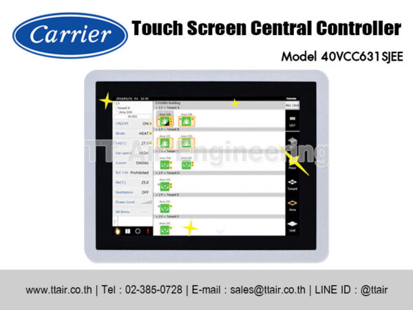 Carrier Touch Screen Central Controller 40VCC631SJEE