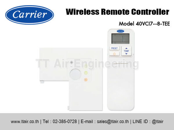 Carrier Wireless Remote Controller 40VCI7--8-TEE