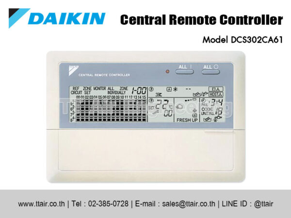 DAIKIN Central Remote Controller DCS302CA61