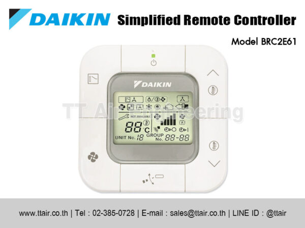 DAIKIN Simplified Remote Controller BRC2E61