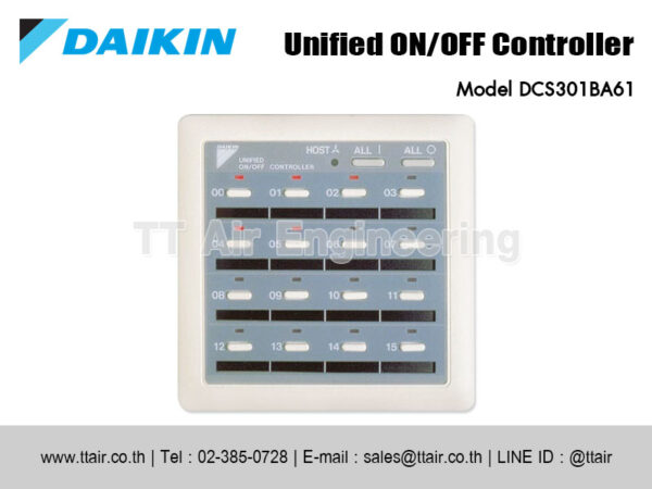 DAIKIN Unified ON/OFF Controller DCS301BA61