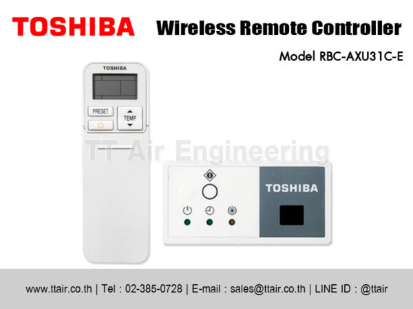 TOSHIBA Wireless Remote Controller RBC-AXU31C-E