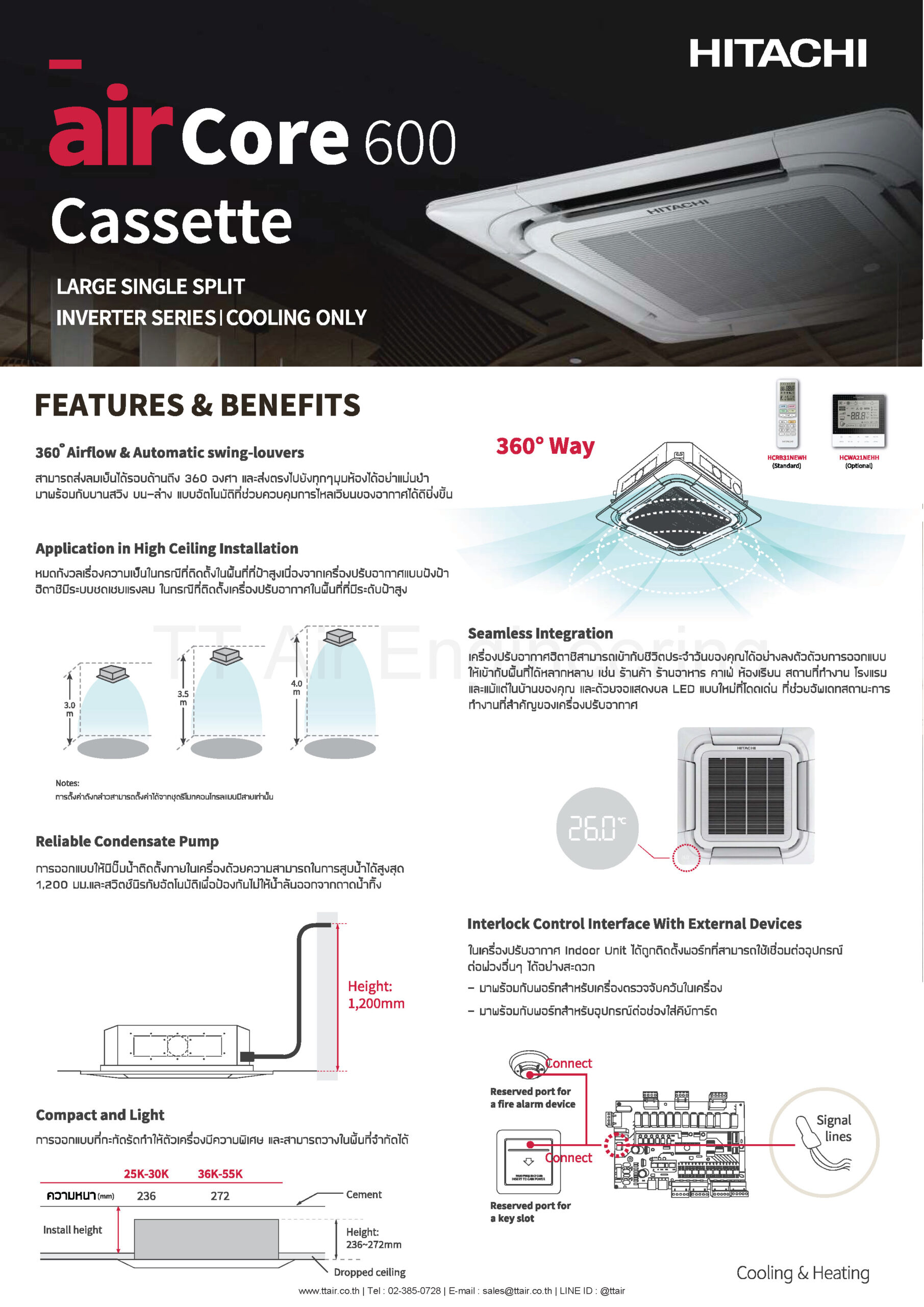 catalog HITACHI Cassette Type airCore 600