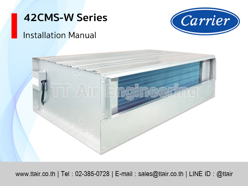 คู่มือแอร์ Carrier Chilled Water Coil 42CMS-W