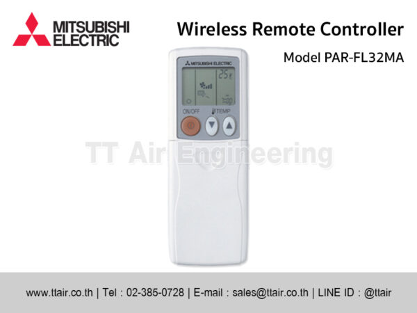 MITSUBISHI ELECTRIC Wireless Remote Controller PAR-FL32MA