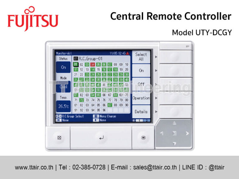 FUJITSU Central Remote Controller UTY-DCGY | TT Air Engineering