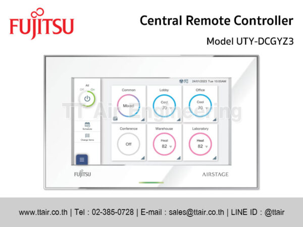 FUJITSU Central Remote Controller UTY-DCGYZ3