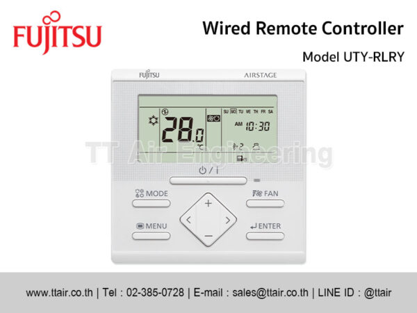 FUJITSU Wired Remote Controller UTY-RLRY
