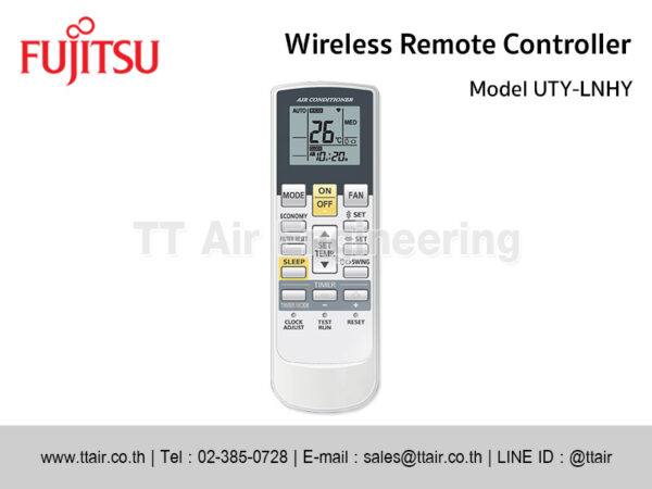 FUJITSU Wireless Remote Controller UTY-LNHY