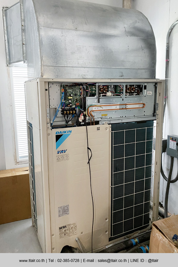 งานติดตั้งแอร์ DAIKIN VRV 4-Way & 1-Way Cassette ออฟฟิศ