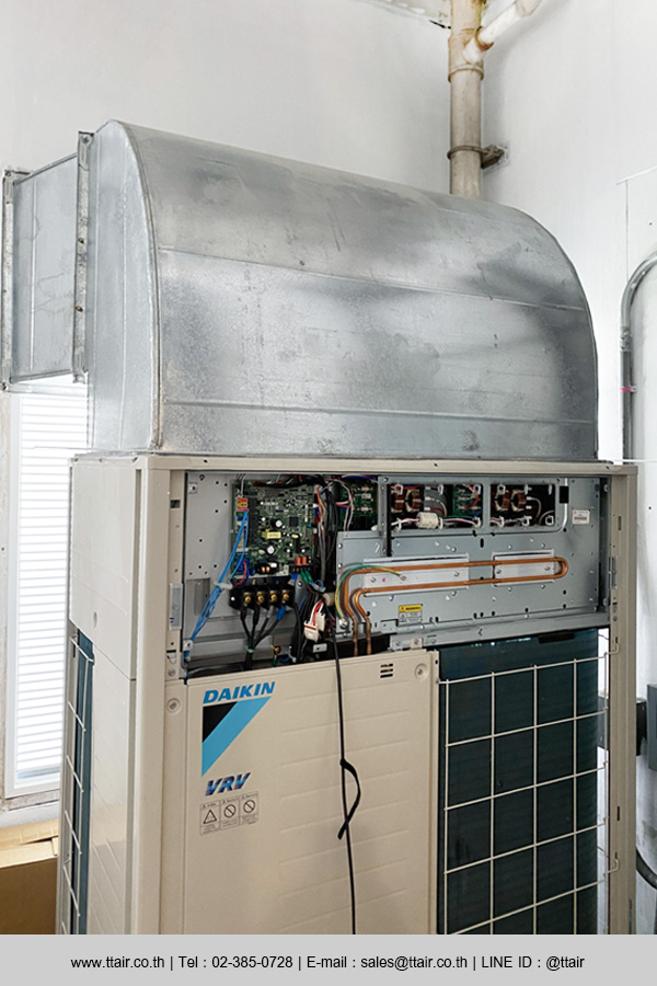 งานติดตั้งแอร์ DAIKIN VRV 4-Way & 1-Way Cassette ออฟฟิศ
