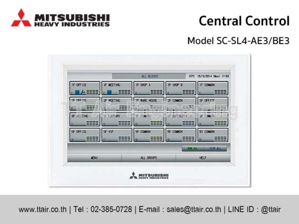 Mitsubishi Heavy Industries Central Control SC-SL4-AE3/BE3