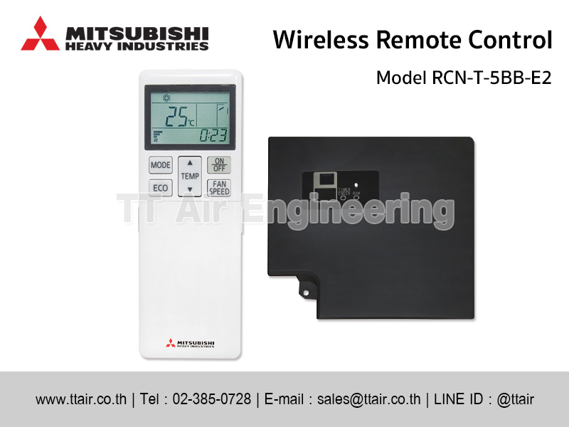 Mitsubishi Heavy Industries Wireless Remote Control RCN-T-5BB-E2