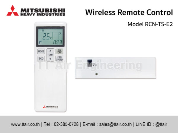 Mitsubishi Heavy Industries Wireless Remote Control RCN-TS-E2
