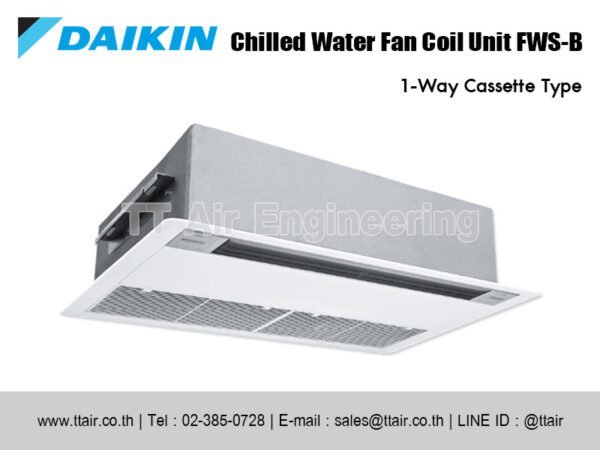 แอร์คอยล์น้ำเย็น DAIKIN FWS-B Series แบบฝังฝ้า